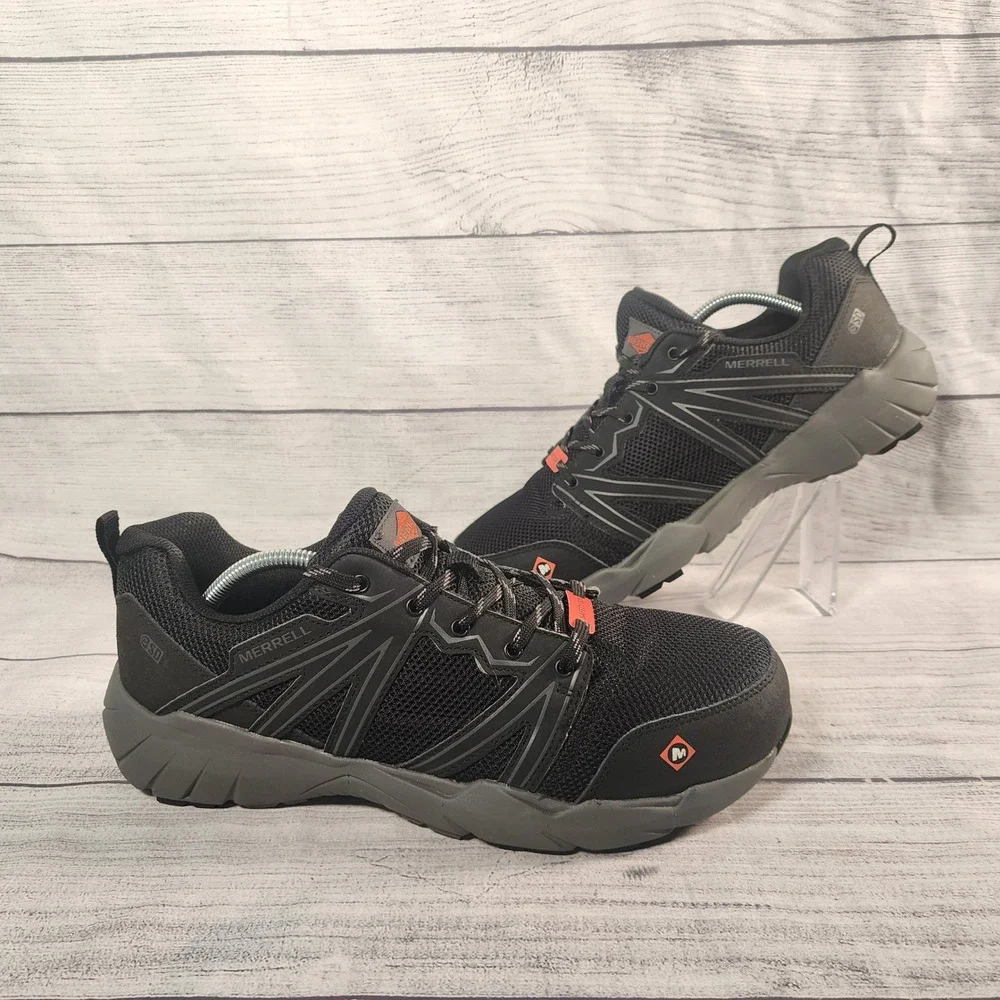 Merrell Work Fullbench Speed Carbon Fiber Safety Toe Black Mens 11 M J099373